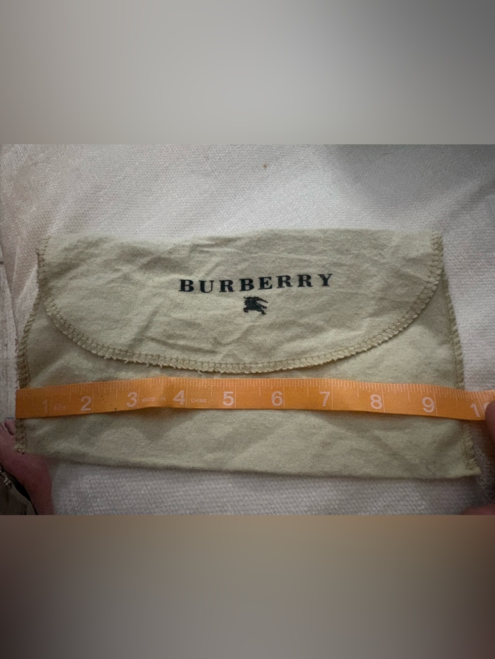 Burberry Beige Logo Dust Pouch